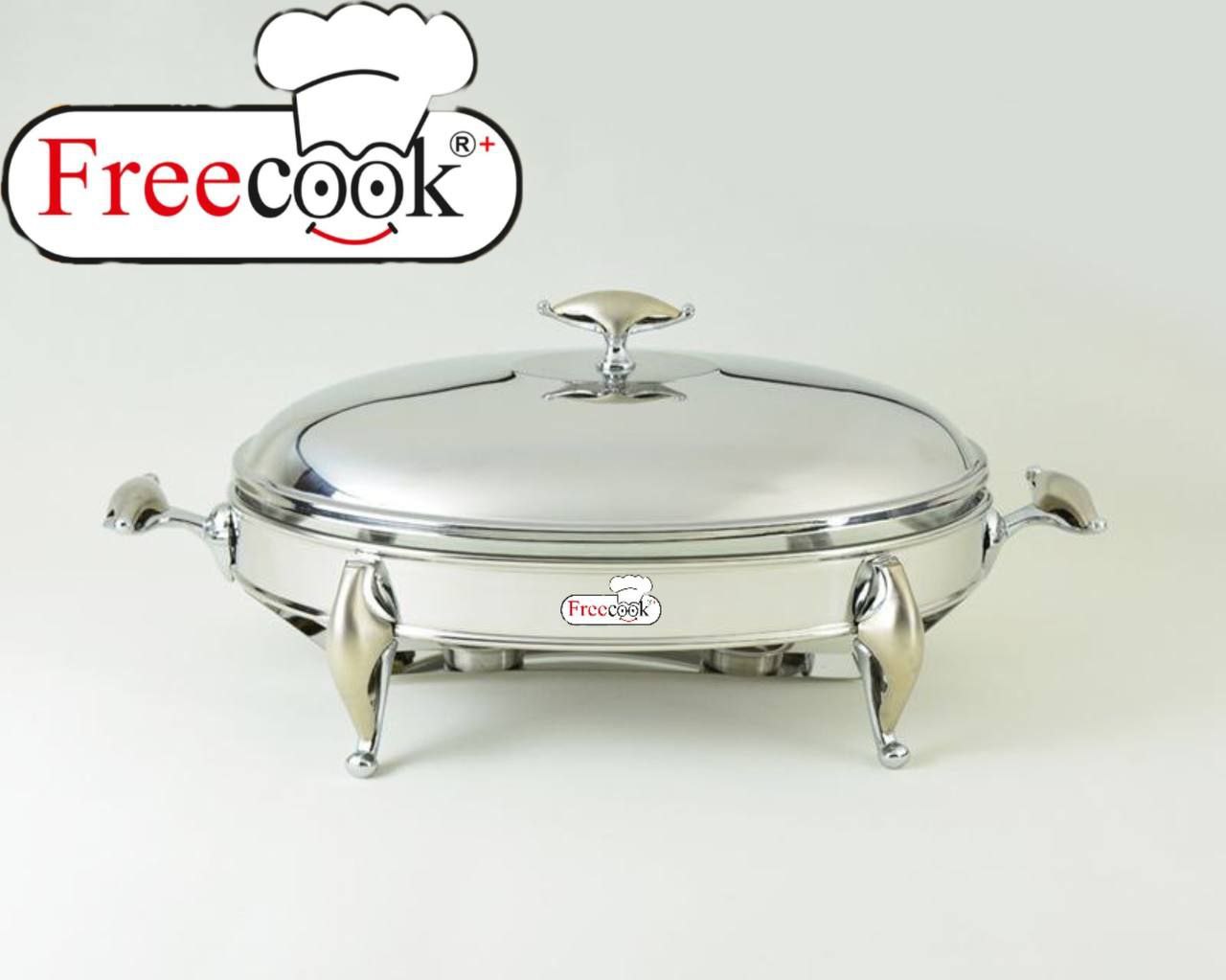 سوفله بیضی کوچک‌ استیل (طرح دسته النا نقره ای)