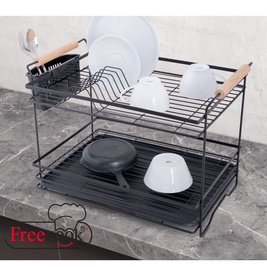 جاظرفی آب چکان رومیزی(مدل دسته چوب )