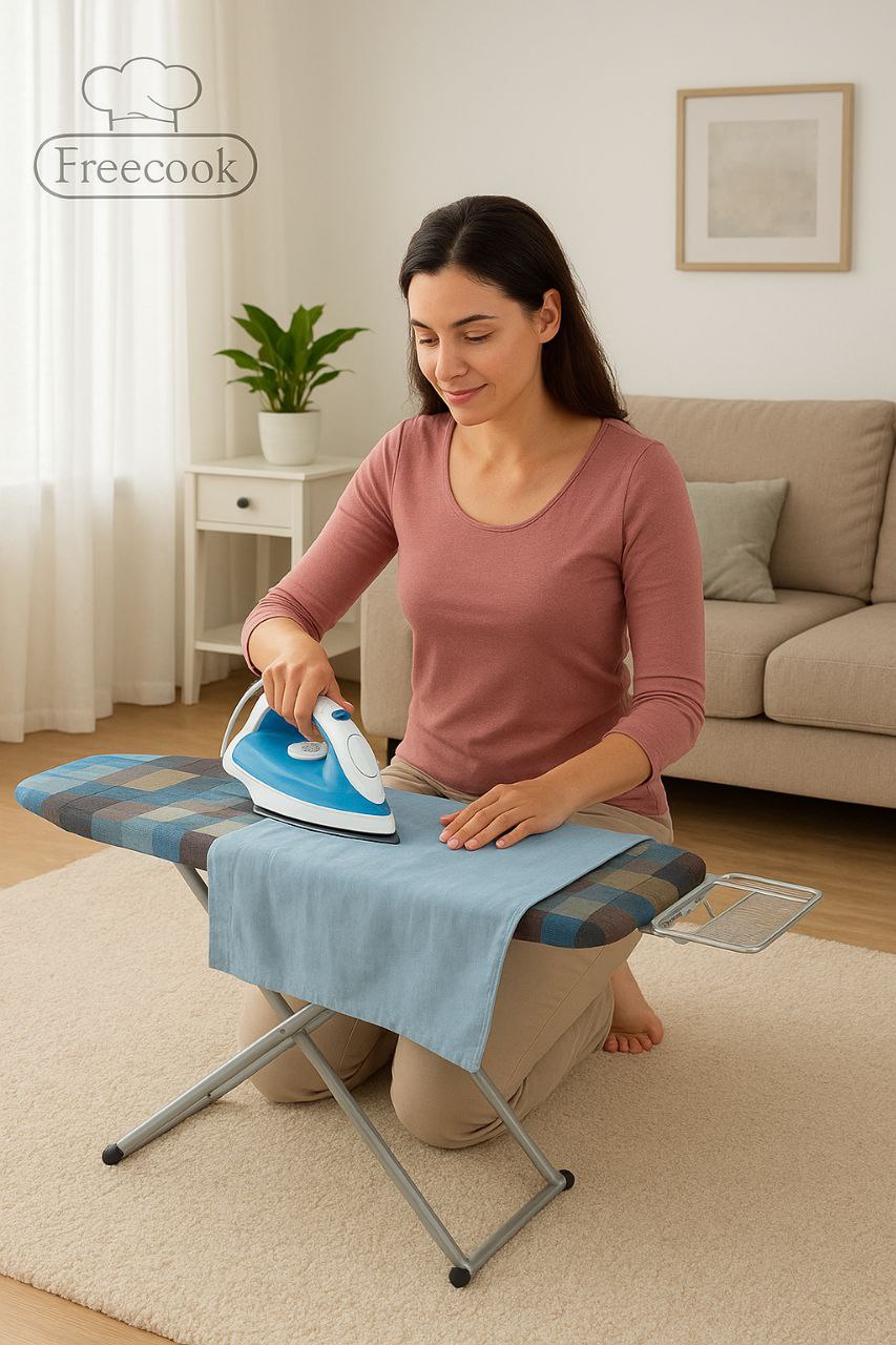 میز اتو‌‌ نشسته